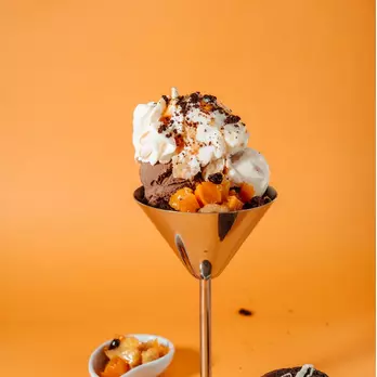 Copa helada Manjar Mendocino