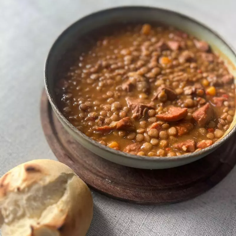 Guiso de lentejas