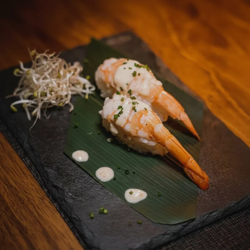Nigiris de langostino 2 uni