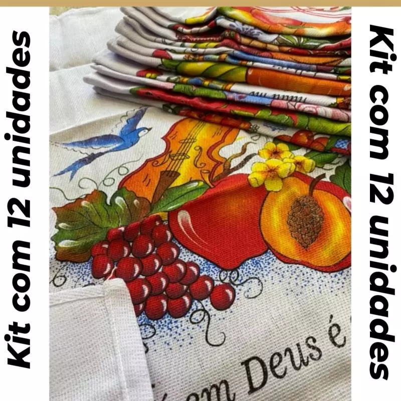 Kit Pano de Prato branco