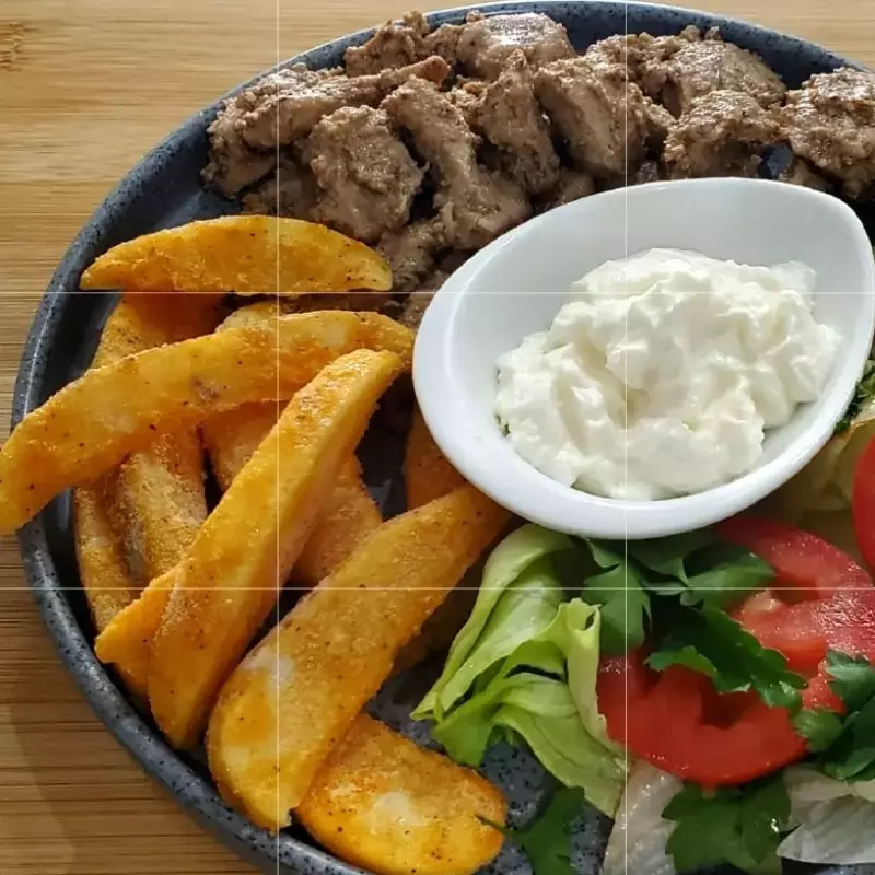 Plato de pollo(shish taouk)