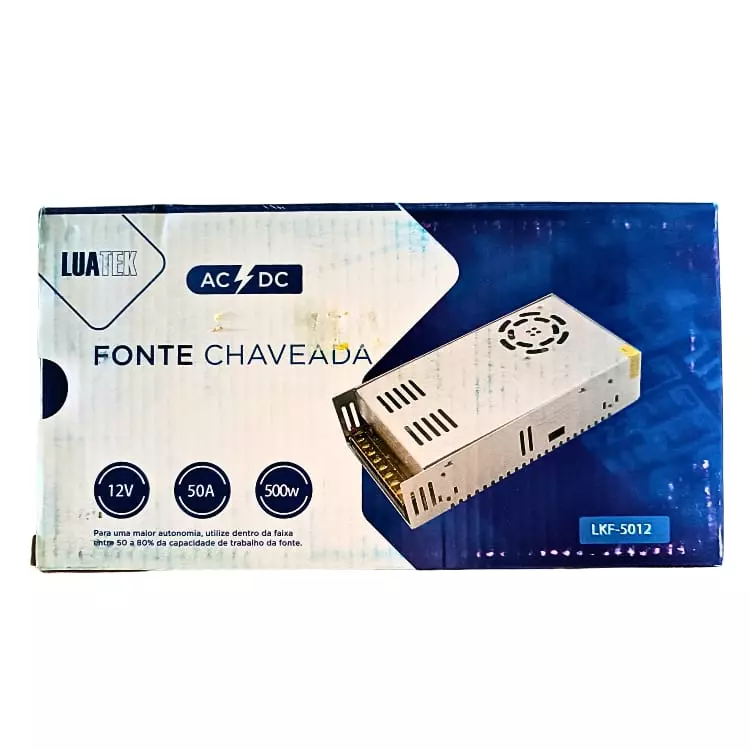FONTE COMEIA LUATEK 12V 50A LKF-5012