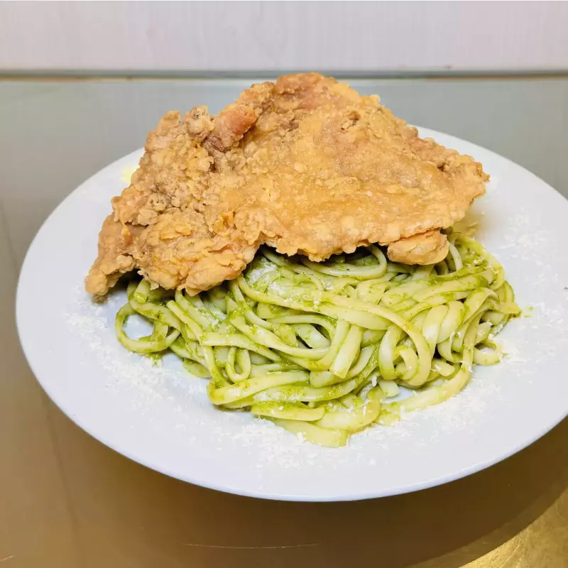 Tallarín Verde + Big Crunch