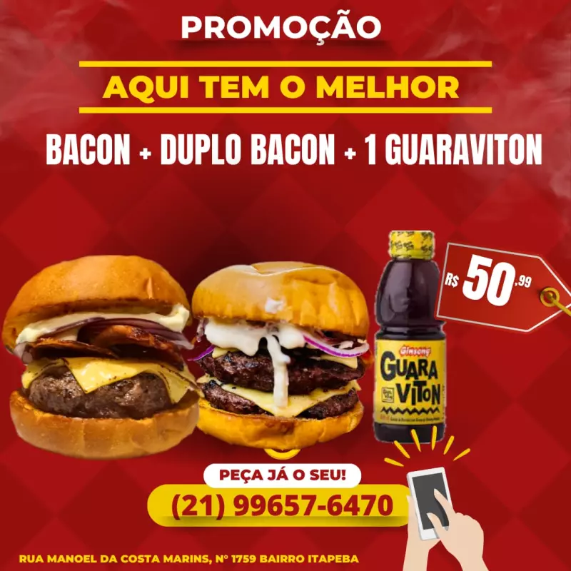 BACON + DUPLO BACON + GUARAVITON