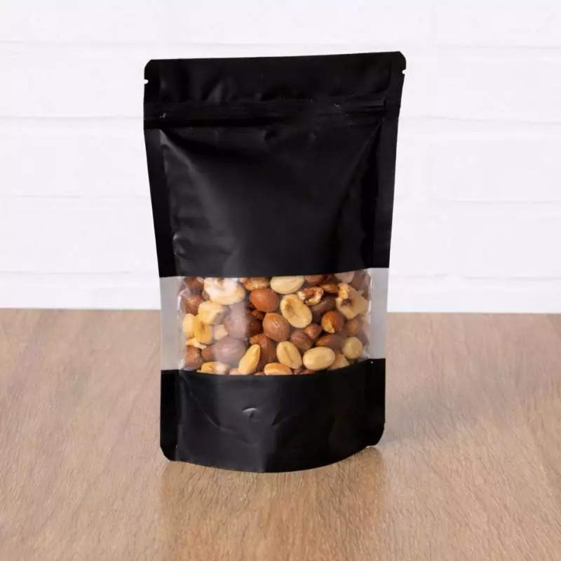 Doypack Negra 12x20+4 #DBN-12