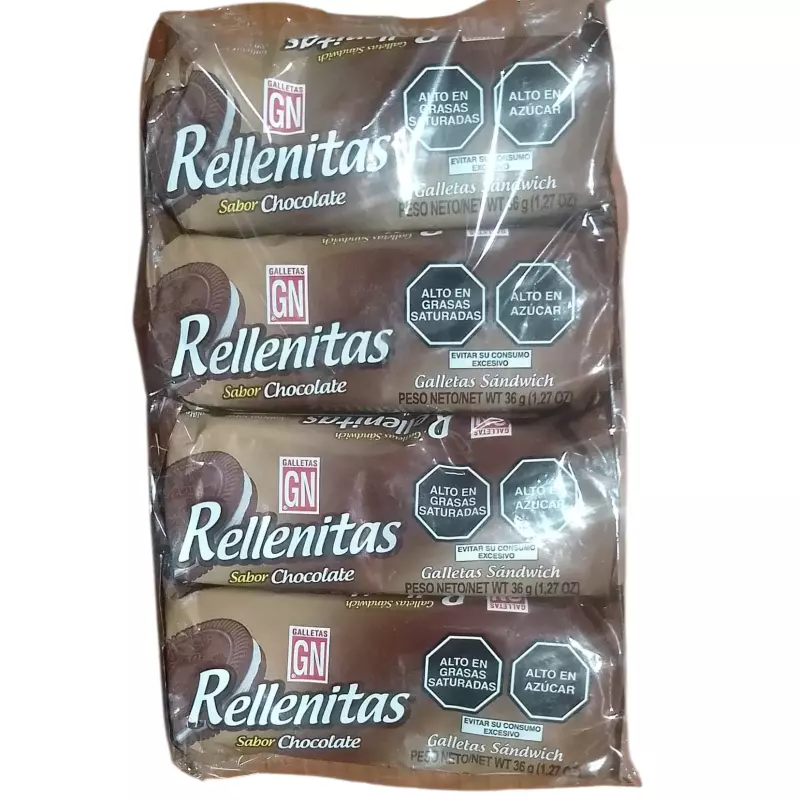 Rellenitas Chocolate