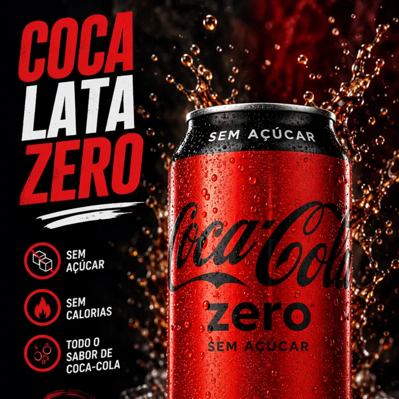 COCA LATA ZERO 350ML