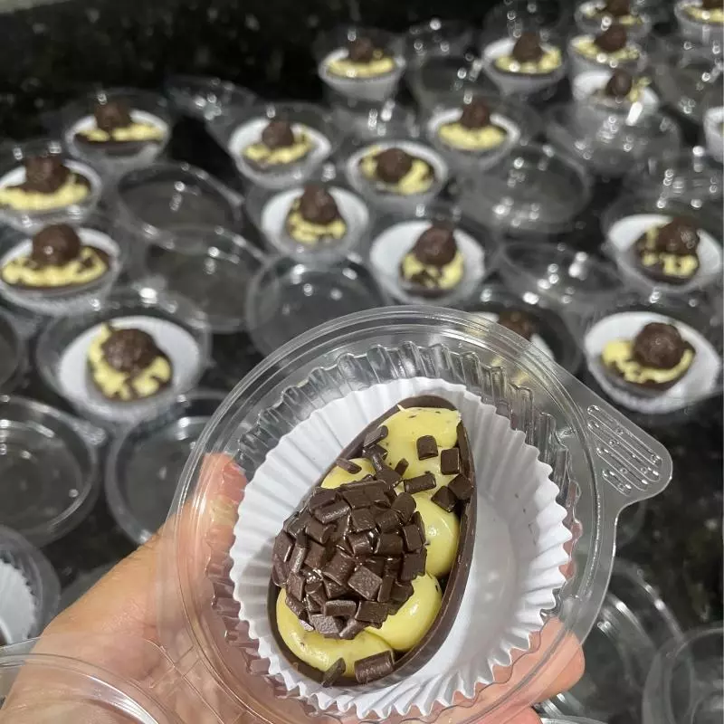 Brigadeiro com maracujá