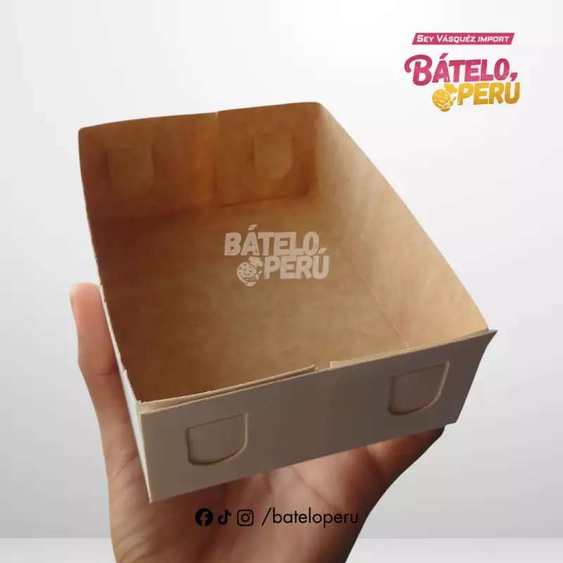 Caja Mini Bandeja 15x15x3