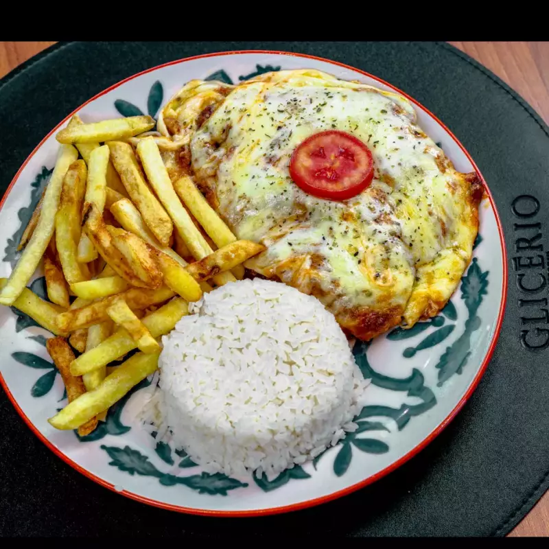 Filé de Frango a parmegiana