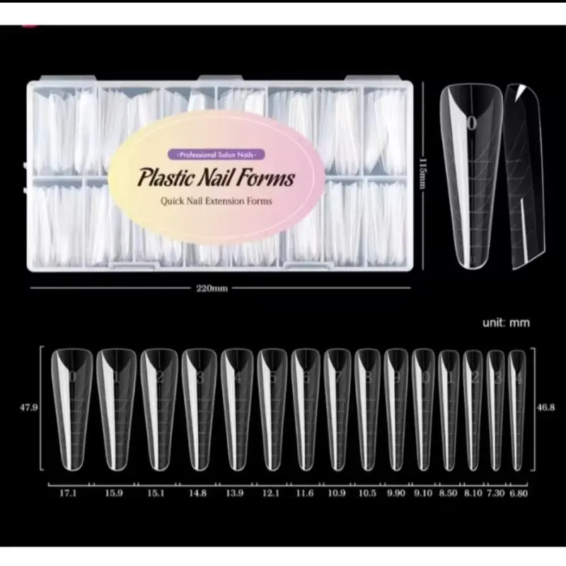 Molde F1 Plastic Nails Almond