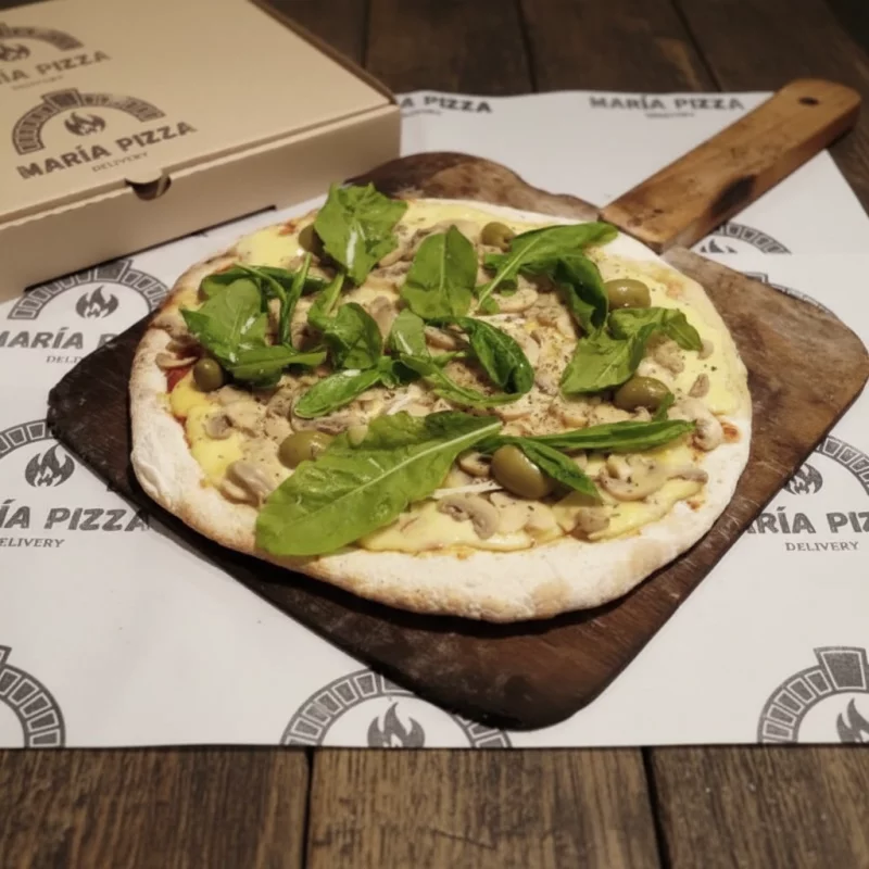 Rucula y Provlone al Horno de Barro