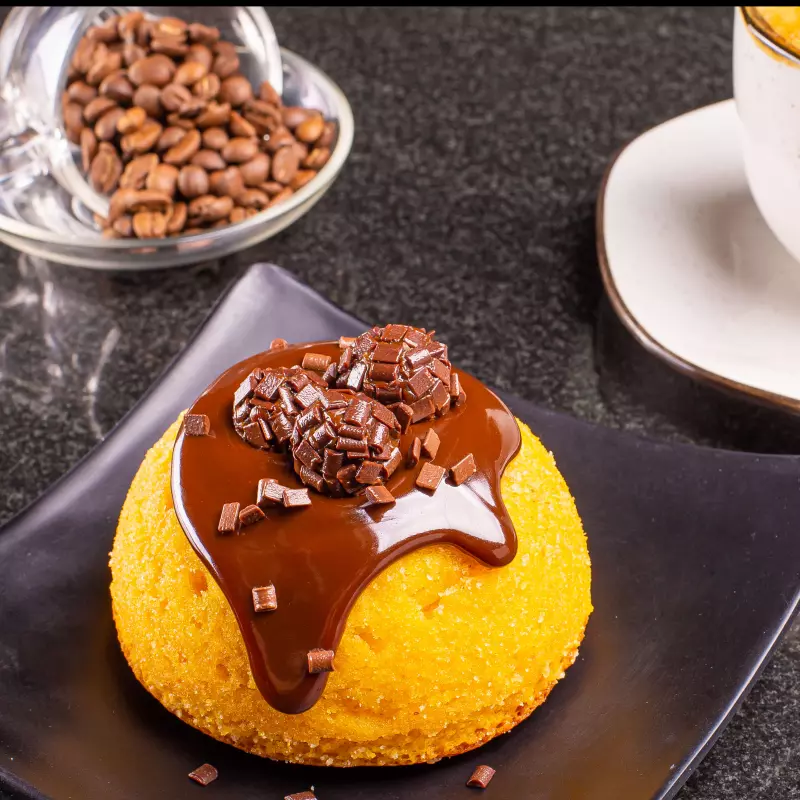 Mini Vulcão de Cenoura