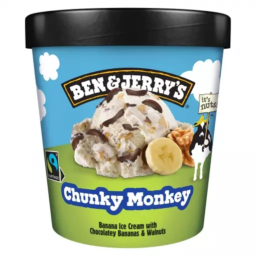 BEN JERRY CHUNKY MONKEY