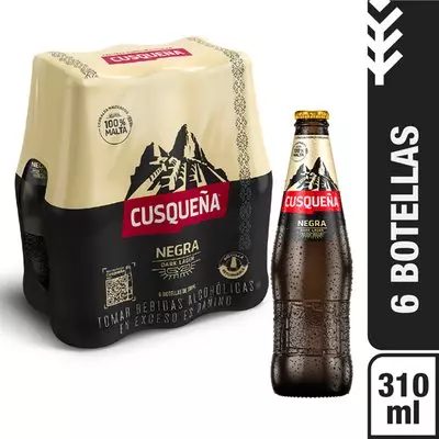 Sixpack Cusqueña Negra 310ML