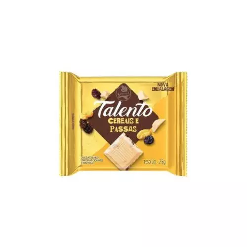 Talento Com Cereais e Passas 90g