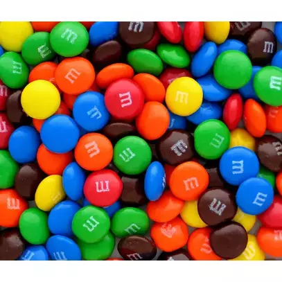M & M CHOCOLATE COLORES