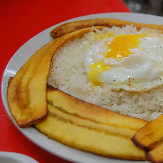 Arroz a la cubana