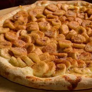 Banana com canela e leite condensado