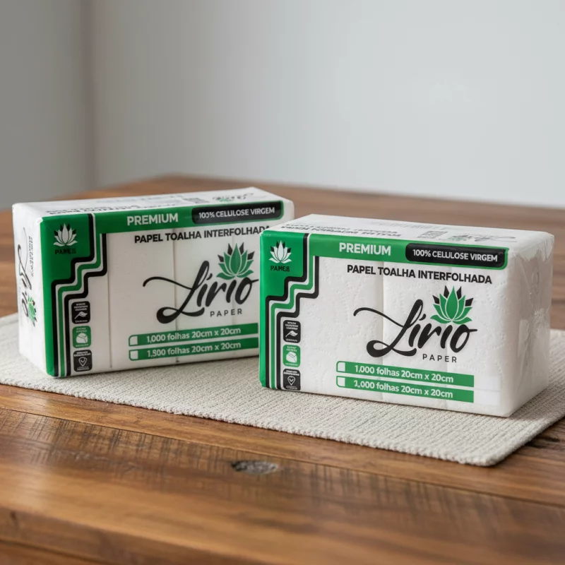 Papel Toalha Interfolhado Lírio 2400