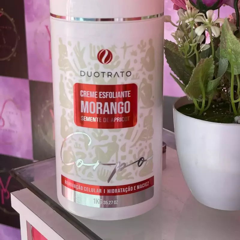 Creme Esfoliante Morango