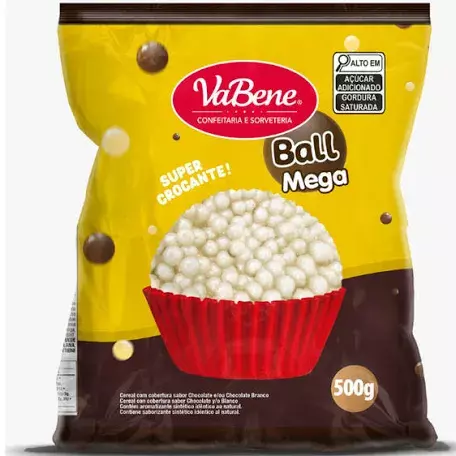 Chocobol bola grande branca 500g