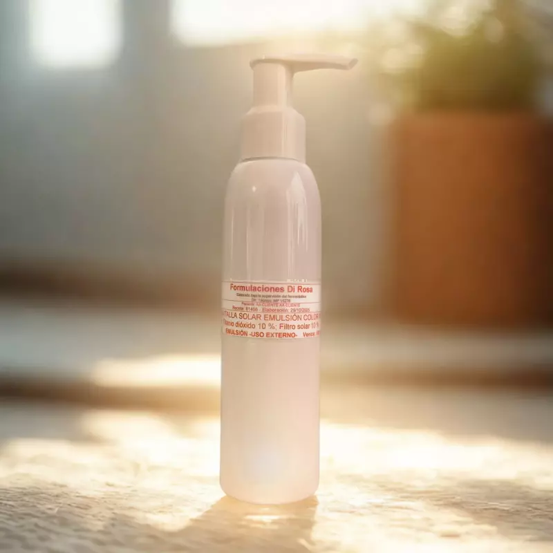 Pantalla solar c/color emulsion