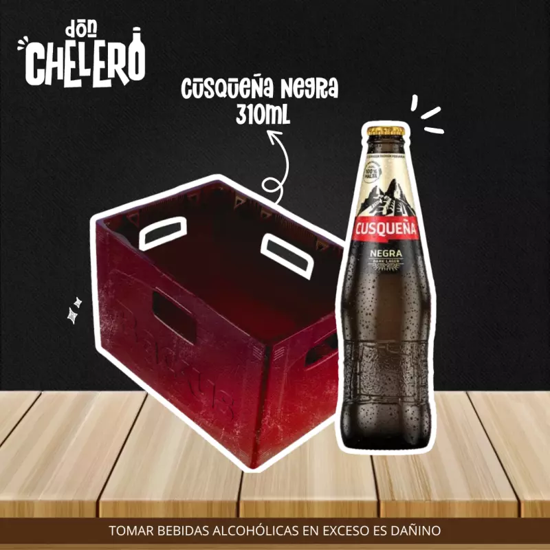 CUSQ NEGRA RETORNABLE X310ML