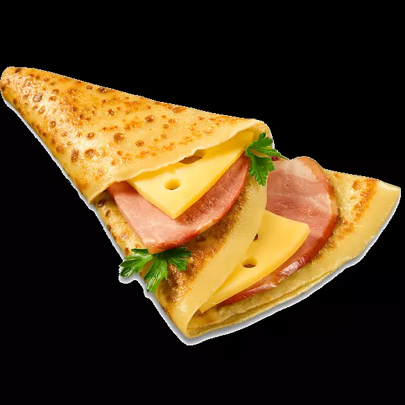 CREPE FRANGO COM REQUEIJÃO