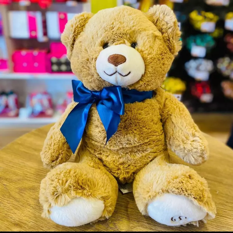 Pelucia Urso Laço Azul