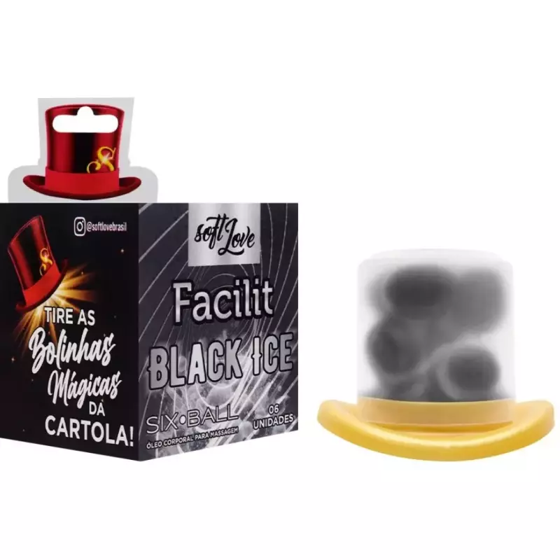BOLINHA FACILIT BLACK ICE COM 06UN