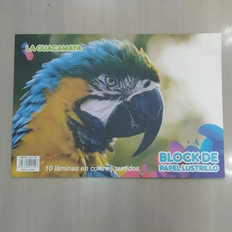 Block papel lustrillo La Guacamaya