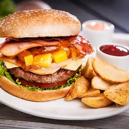 Combo Hamburguesa Hawaiana