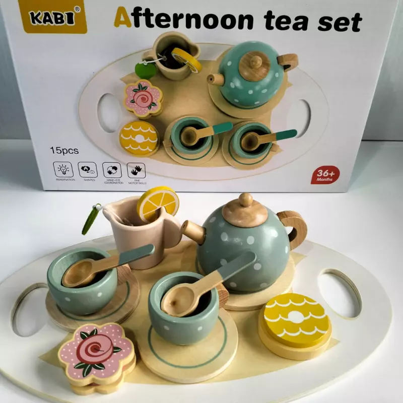 SET DE TÉ - MADERA