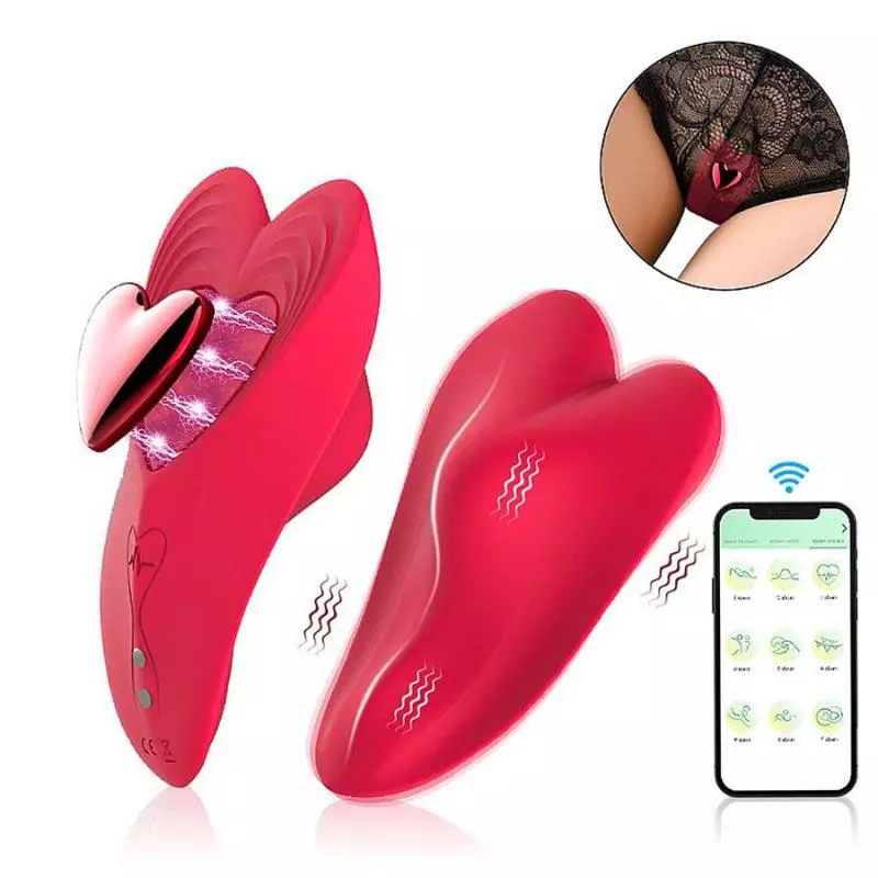 Vibrador de Calcinha Red Heart