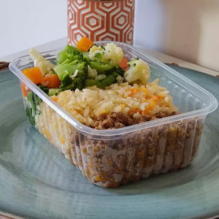 Carne Moida com Legumes