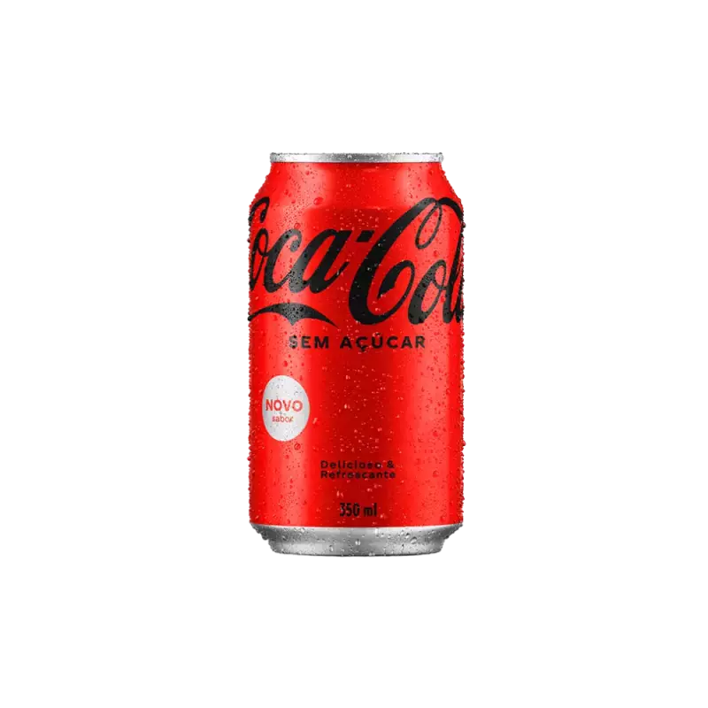 Refri. Coca-Cola lata zero 350 ml
