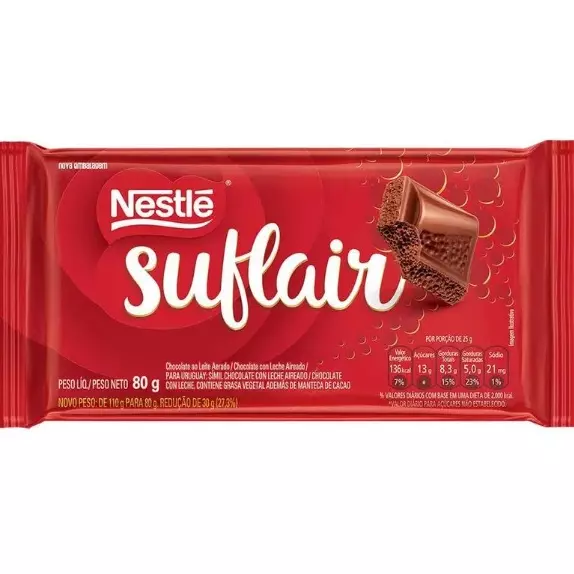 Nestle Suflair Chocolate 80g