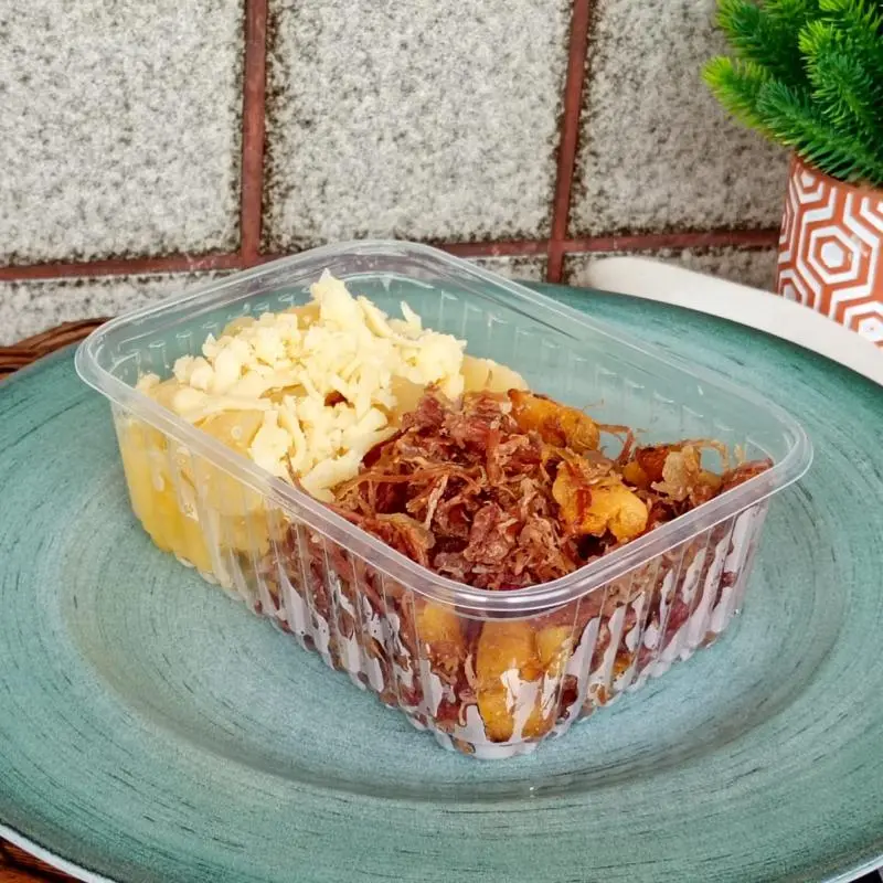 Carne Seca com aipim na manteiga