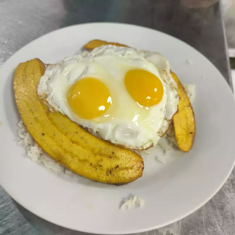 Arroz a la cubana