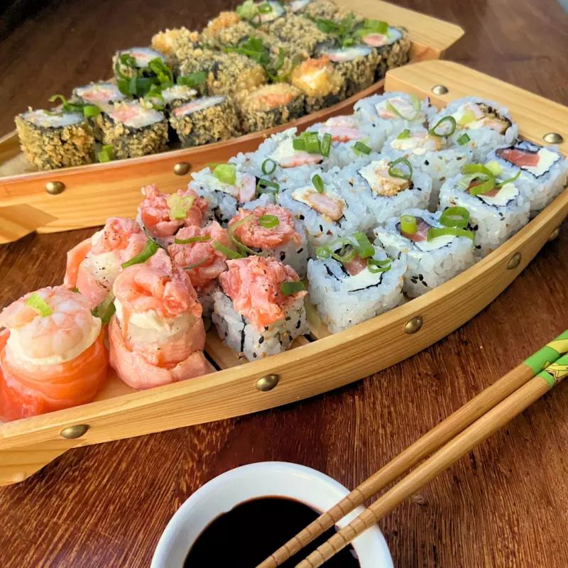 2 Barquitas Salmão/Camarão