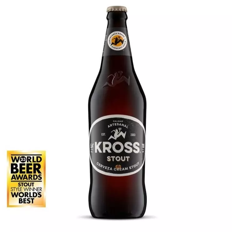 Cerveza Kross stout (negra)