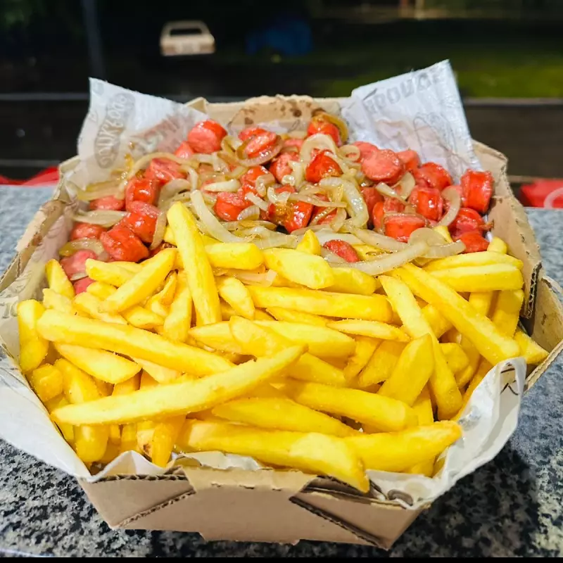 Linguiça mineira com fritas !