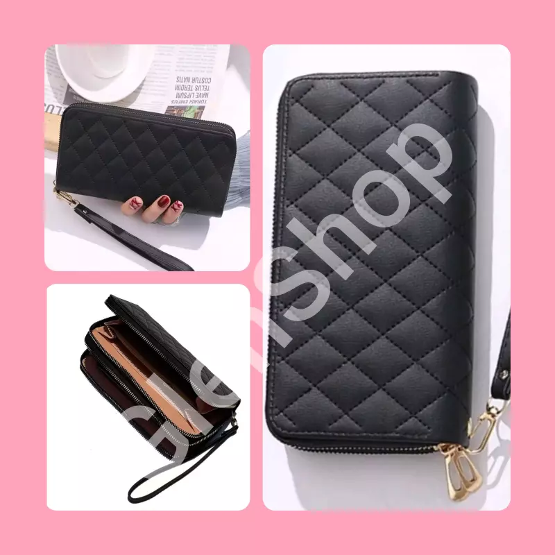 Monedero grande negro