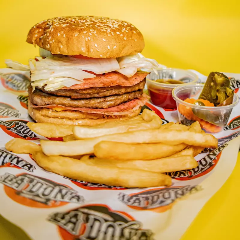 Hamburguesa classica doble