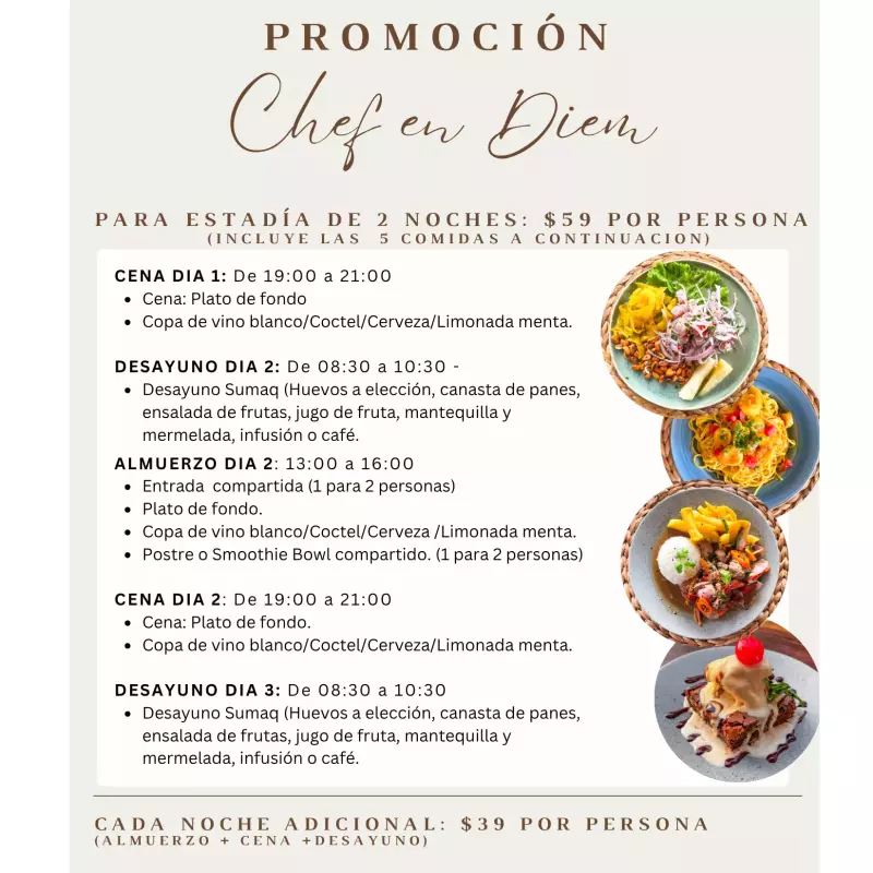Plan 2 noches para 2 personas