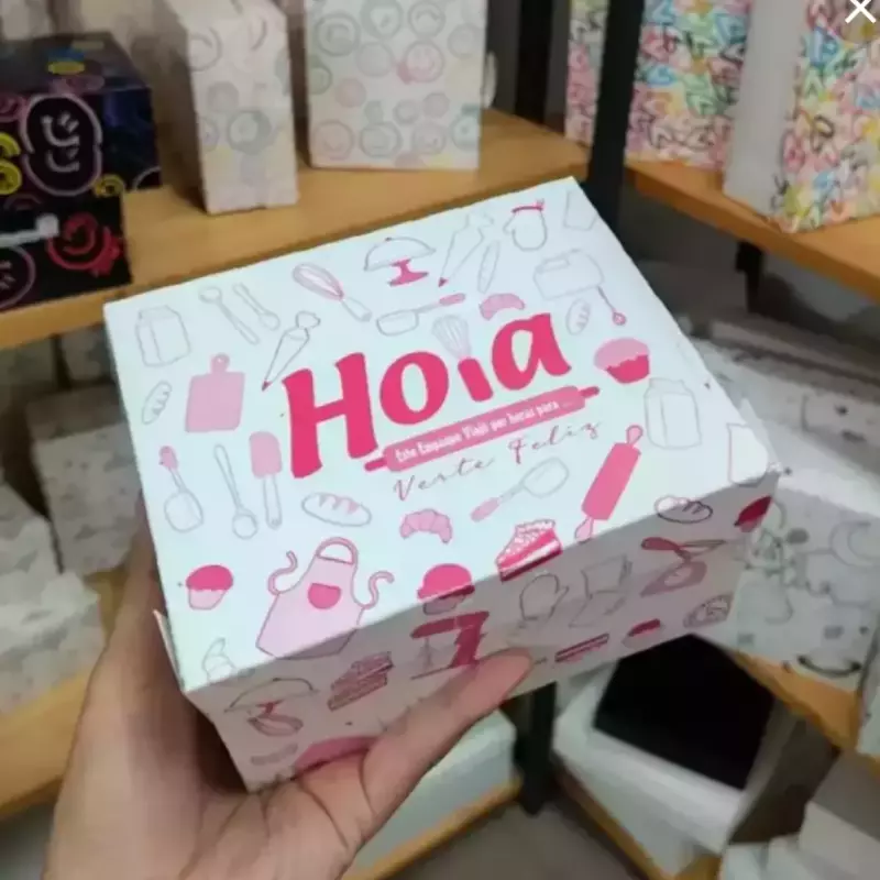 Cajas Hola Rosada