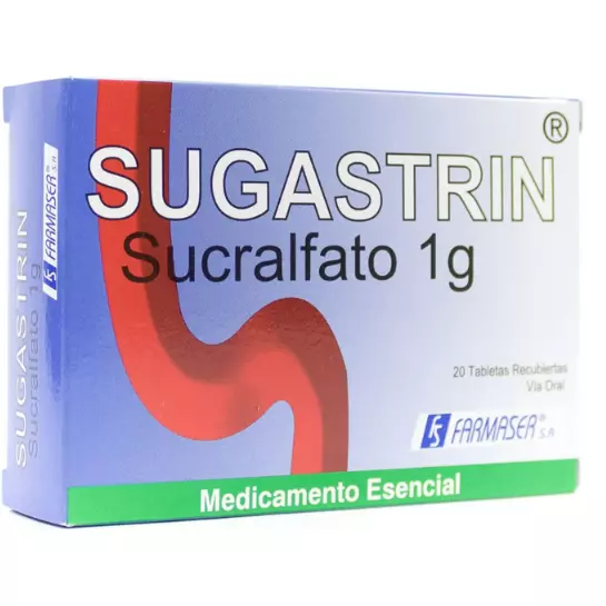 Sugastrin 1gr 20 tabletas