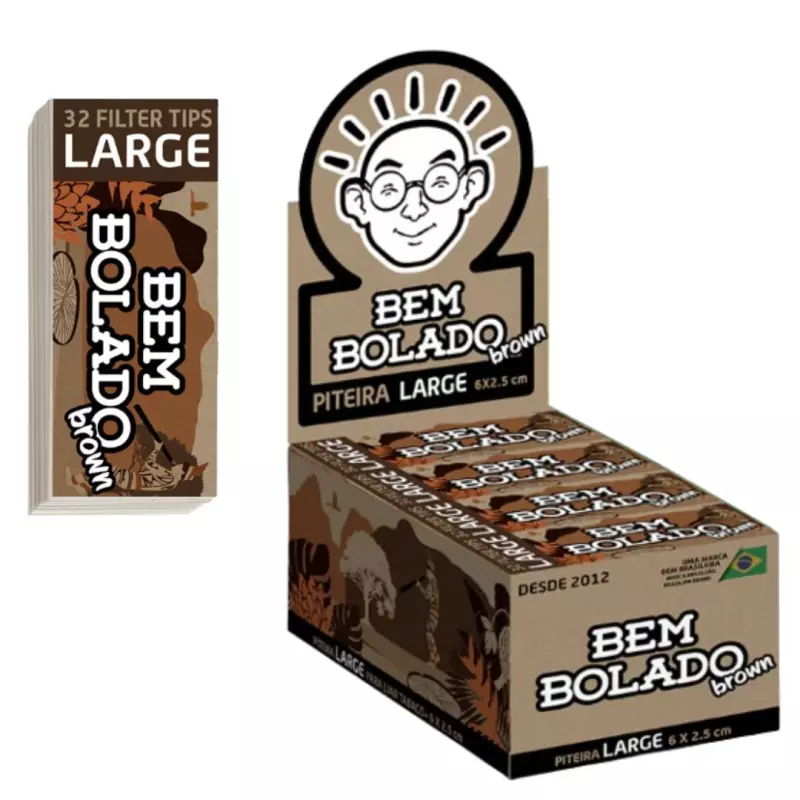 Piteira Large Brown Bem Bolado