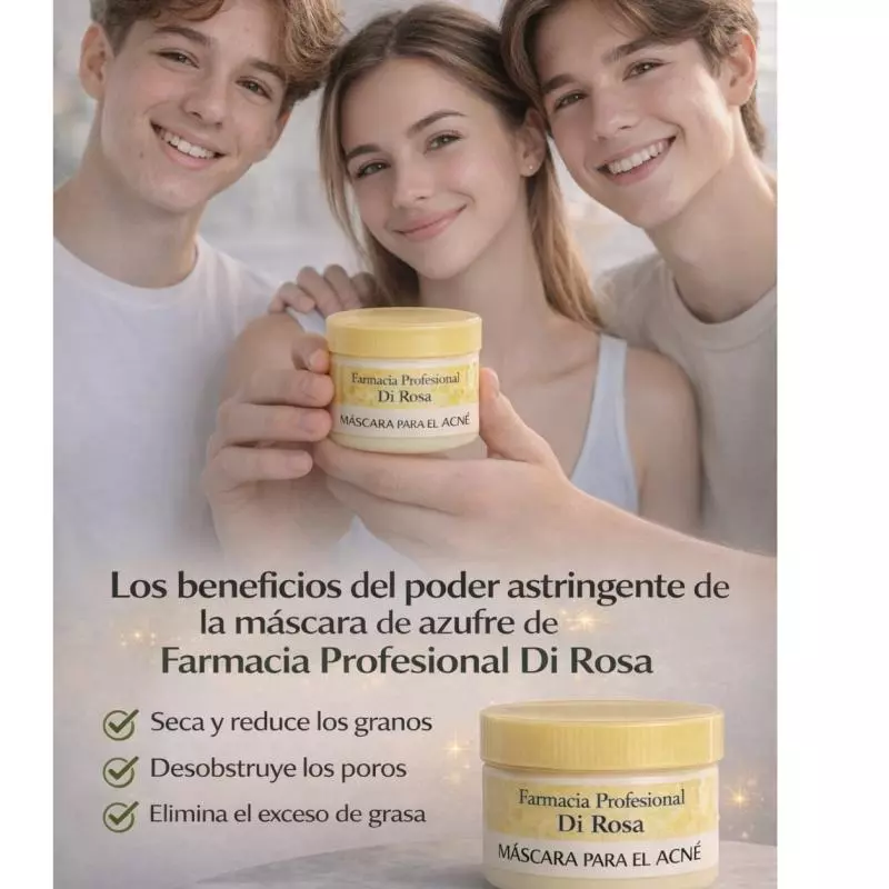 máscara de Azufre p/acné 50 g
